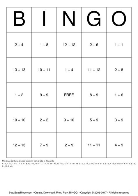 Algebra Bingo: Printable & Customizable .